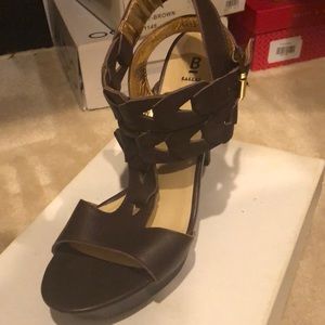 Bakers brown heels
